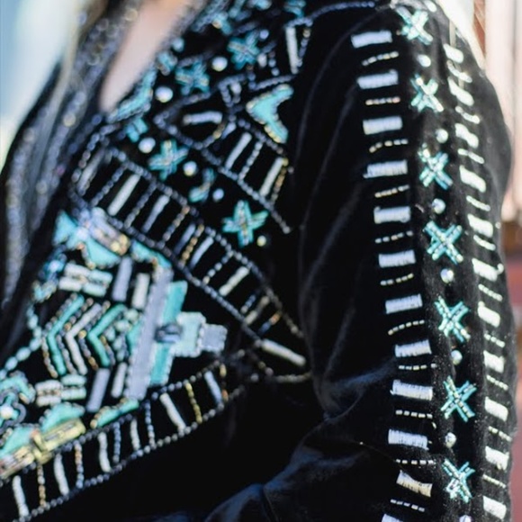 CRAZY TRAIN  THE STRAIT DUSTER  VELVET BLACK LONG - Picture 4 of 8